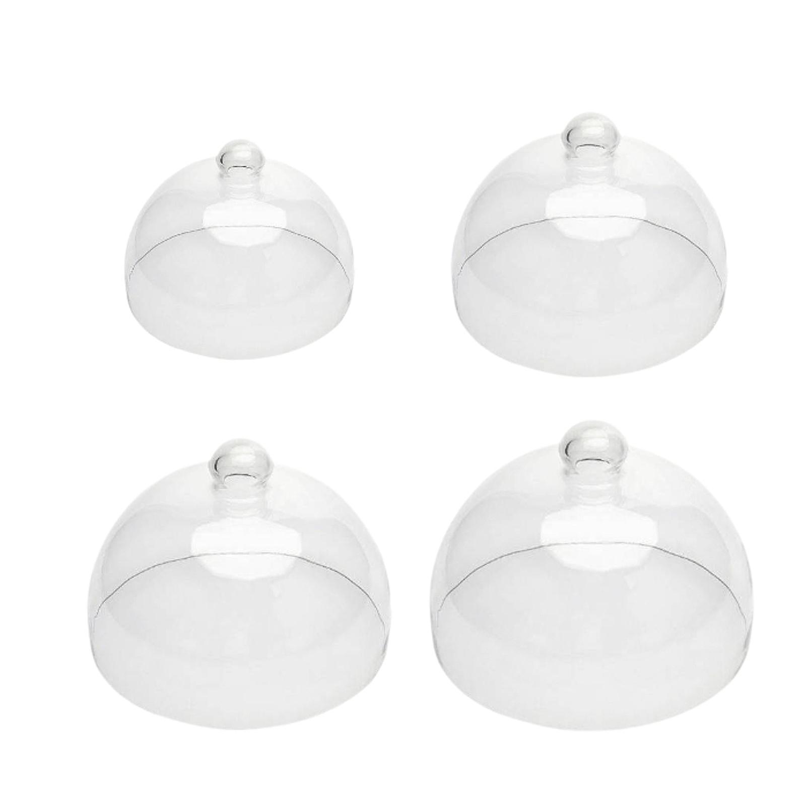 ガラス製ケーキクローシュドーム、透明ケーキプラッターカバー、 - Plastic Dome Clear のレビューと価格
