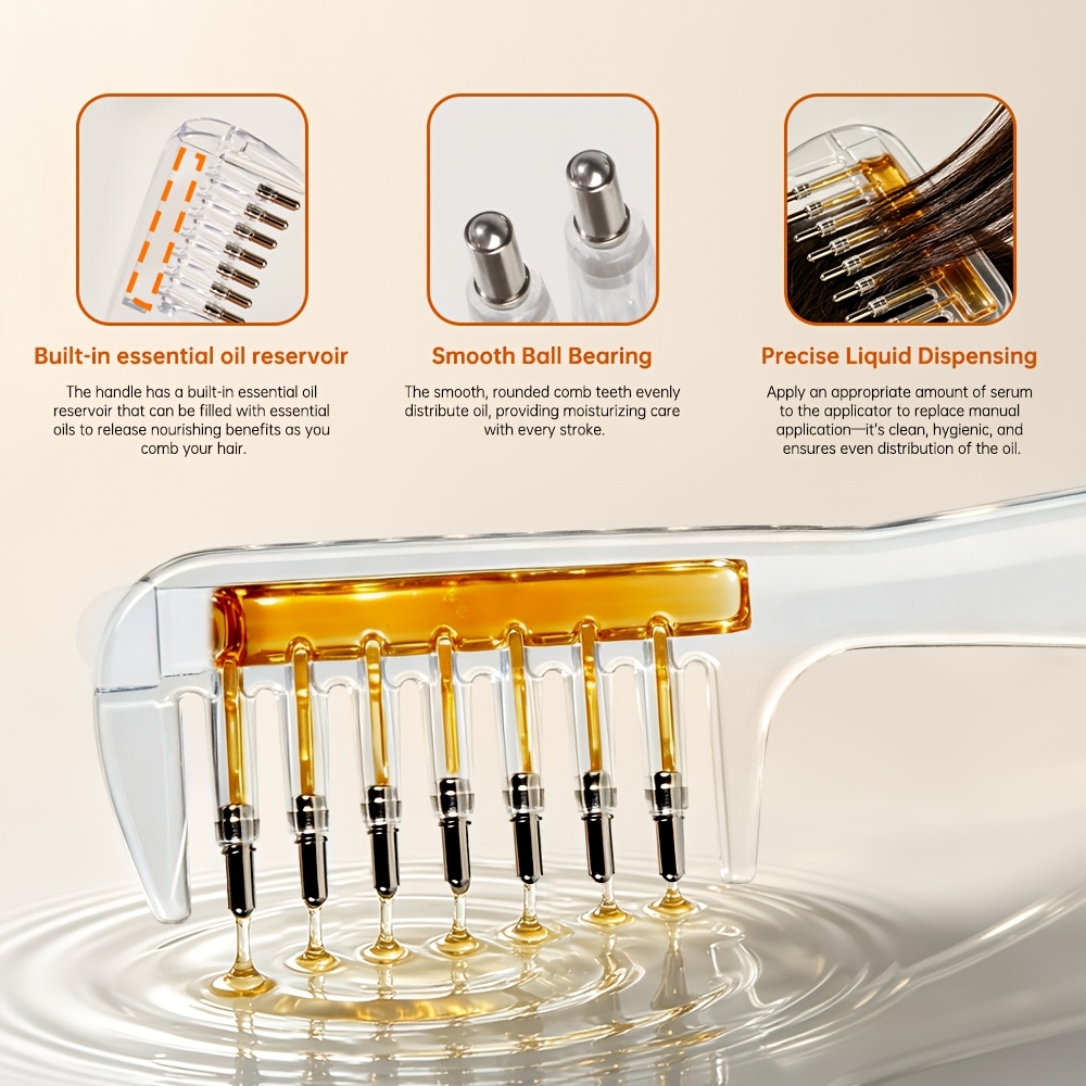 携帯用透明ヘアルートコーム、液体ガイドアプリケーター、頭皮マ - Root Stimulator Liquid のレビューと価格